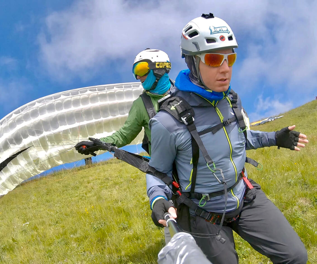 Tandem Paragliding with our licensed guides.