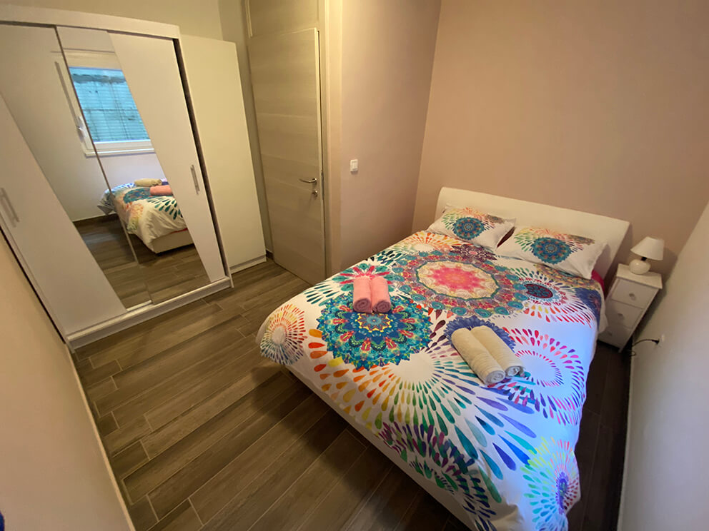 Bedroom. Apartment Mojca in Bovec.