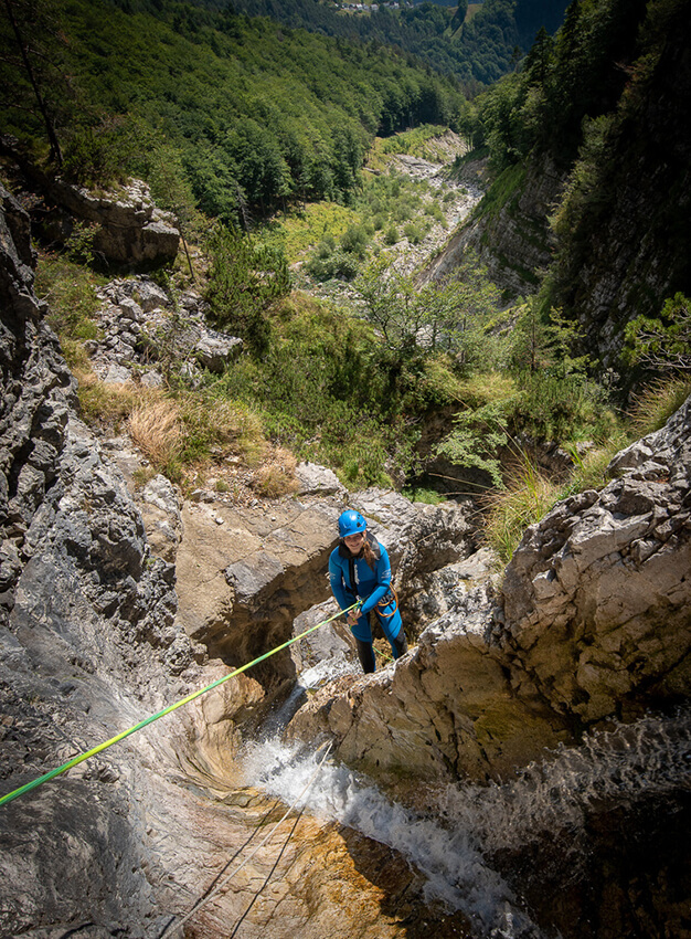 Canyoning upper predelica