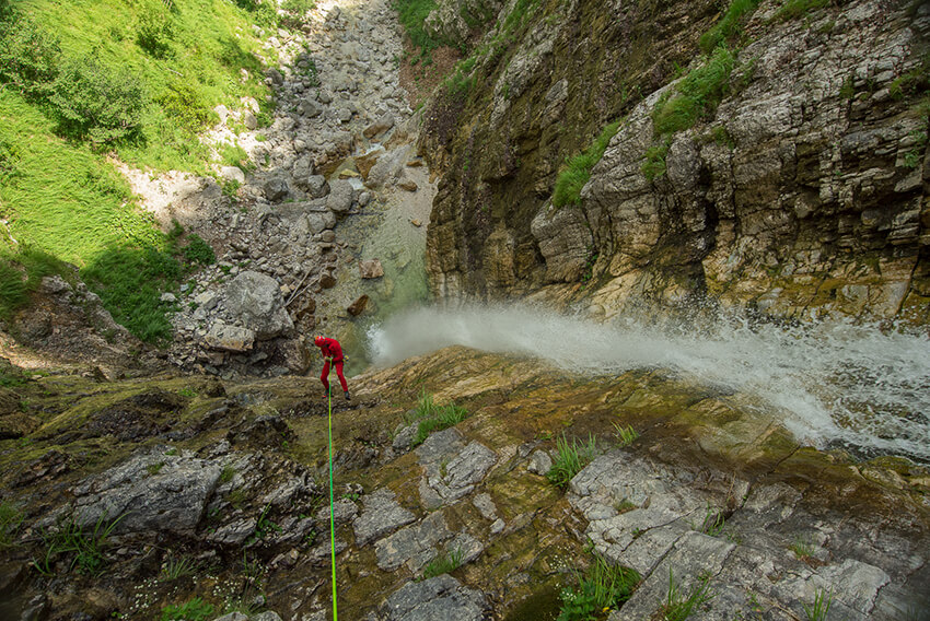 Canyoning Soča valley Slovenia