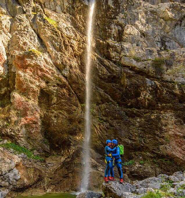 canyoning in triglav national park