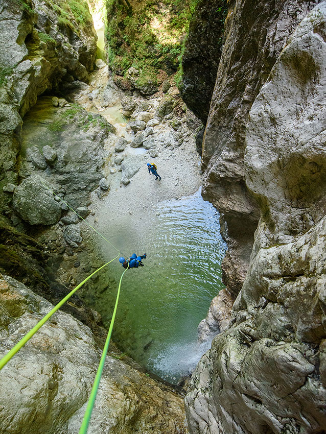 canyoning slovenia