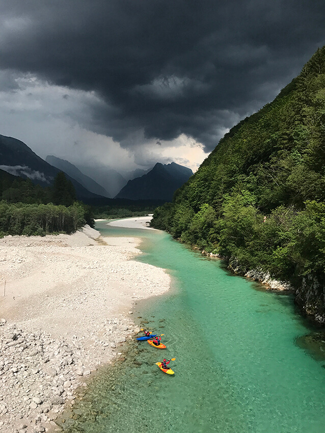 kayaking slovenia