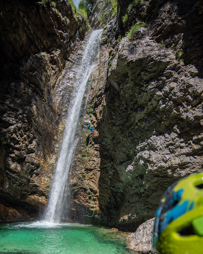 climbing waterfalls