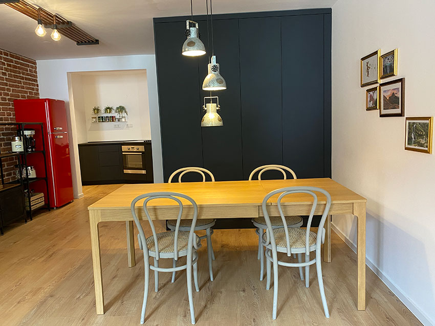 dining table at apartment Bovec