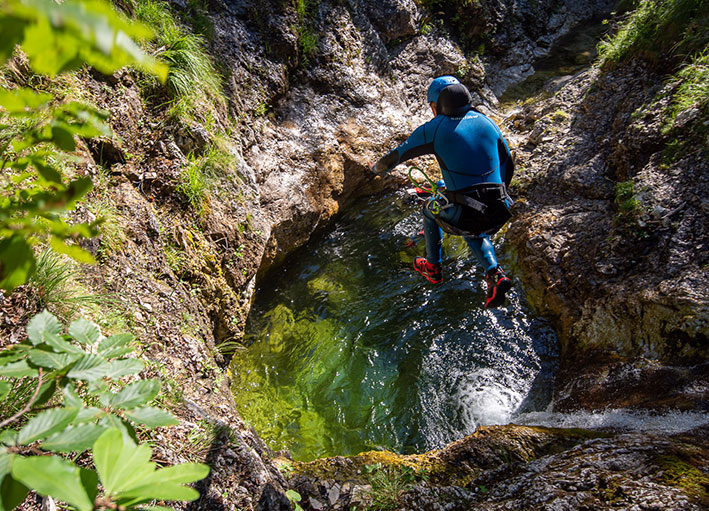 canyoning in the soca valley